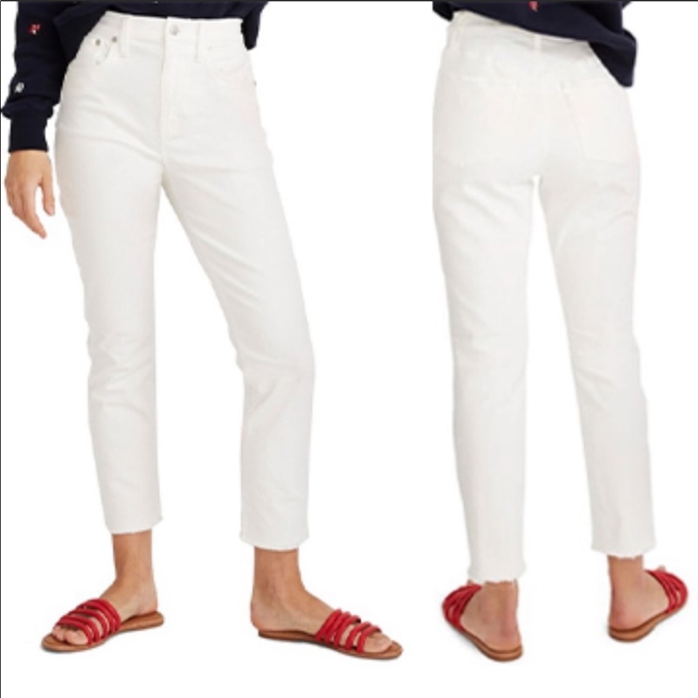 MADEWELL The High Rise Slim Boy Jeans NWT